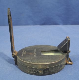 Vintage Keuffel,  Esser Co.  Land Surveyor Survey Compass in Orig.  Leather Case 5