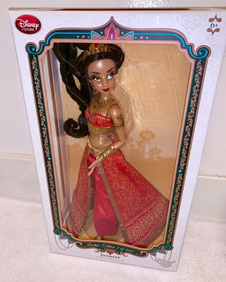 Signed D23 Expo Disney Aladdin Red Slave Jasmine 17” Doll Limited Edition 500