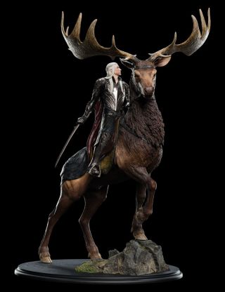 Weta The Hobbit Thranduil On Elk Statue Figure & Factory
