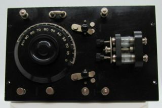 Fantastic ' Edison - Bell ' Type B Crystal Radio Double Detector.  c1923. 2