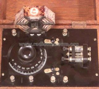Fantastic ' Edison - Bell ' Type B Crystal Radio Double Detector.  c1923. 6