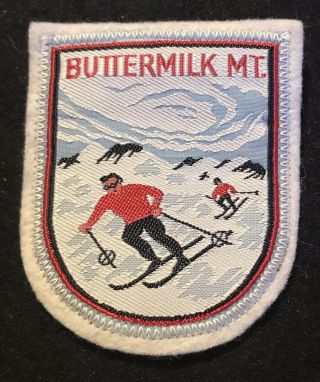 Buttermilk Mt Vintage Skiing Ski Patch Colorado Co Aspen Souvenir Travel Resort
