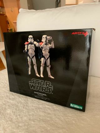 Kotobukiya Artfx Star Wars Sandtrooper 2 Pack 1:10 Scale - Rare