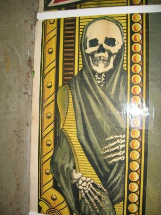 Houdini Friend Samri Baldwin 8 - Sheet Magic Poster 1889 Skulls Snakes