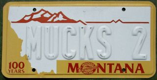 One Of Those Days? - Mucks 2 On 1989 Montana Centennial Prison Curio Plate