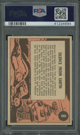 1966 Topps Lost In Space 8 Silence From Earth PSA 10 GEM POP 1 ONLY 2