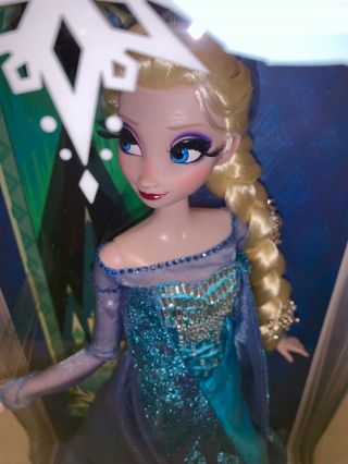 Disney Store FROZEN Snow Queen ELSA 17” Doll Limited Edition 2500 2
