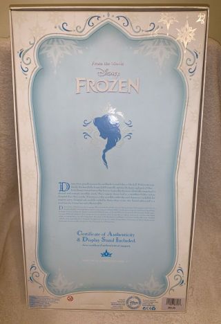 Disney Store FROZEN Snow Queen ELSA 17” Doll Limited Edition 2500 7