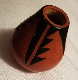 Vintage Pottery Vase Jemez Pueblo Native American Indian