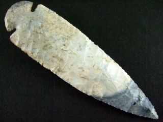 Fine Authentic 5 1/4 Inch Collector Grade Kentucky Dovetail Point Arrowheads