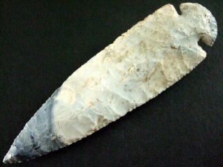 Fine Authentic 5 1/4 Inch Collector Grade Kentucky Dovetail Point Arrowheads 2