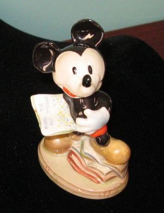 Beswick Mickey Mouse Rarest Walt Disney Gold Backstamp Figurine
