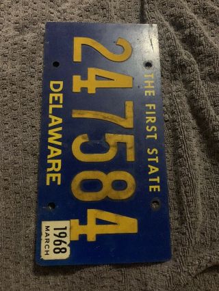 1968 Delaware Rivet Plate