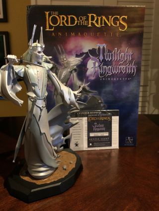 The Lord Of The Rings - Twilight Ringwraith Animaquette By Gentle Giant