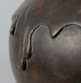 art deco signed Bronze Vase U30 6