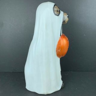 Halloween Dog as Ghost Blow Mold LED Color Changing Trick or Treat Yard Decor 6