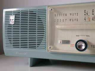 Awesome Blue 1960 Sanyo 7s - 23 Mw,  Sw Shortwave Mantel 7 - Transistor Radio A1