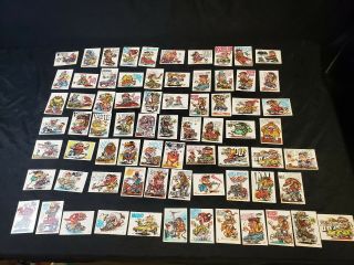 Odder Odd Rods Complete Set Of 66 Sticker Trading Cards Donruss 1970 & 6 Extra
