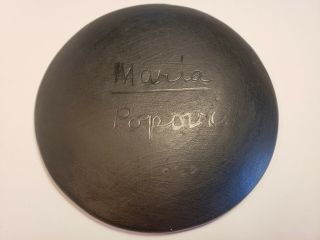Maria - Popovi Blackware feather bowl,  1960 4