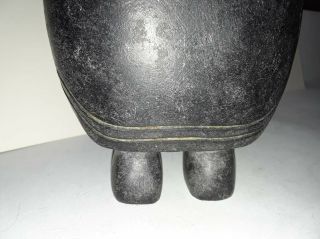 Inuit Carving Soapstone Mother And Child 10