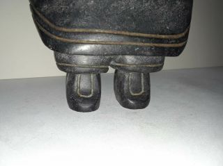 Inuit Carving Soapstone Mother And Child 9