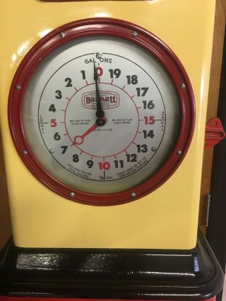 Bennett Clock face 150 Gas Pump 3