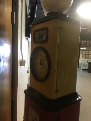 Bennett Clock face 150 Gas Pump 7