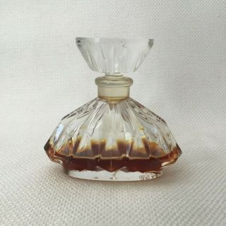 Vintage 1 Oz Jean Patou Paris Baccarat Bottle Joy Parfum 1/4 Full