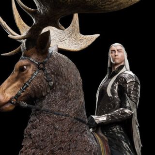 Weta The Hobbit Lord Of The Rings Thranduil On Elk Statue Figure