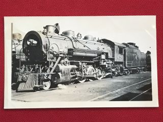 Antique Denver & Salt Lake Railway Railroad Engine Locomotive 409 Photo