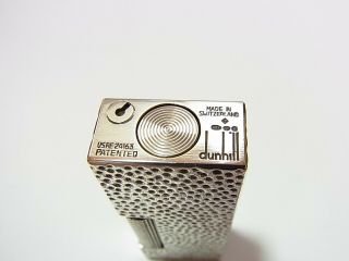 DUNHILL Rollagas Lighter Sterling Silver 925 Gas leaks W/4p O - rings & Box etc 6