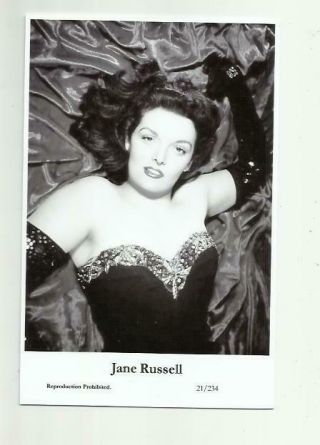 N474) Jane Russell Swiftsure (21/234) Photo Postcard Film Star Pin Up