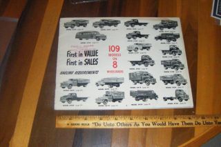 1947 Chevrolet Trucks Dealer Sales Brochure Miss.  Fr.  Cover 42 Pages