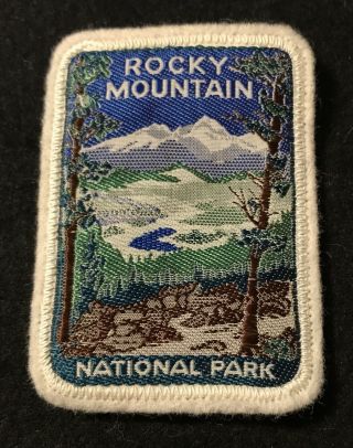 Rocky Mountain National Park Vintage State Patch Colorado Souvenir Travel Badge