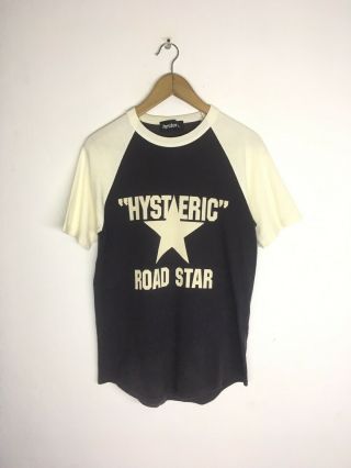 Vintage Hysteric Glamour Road Star Raglan T Shirt Size Medium Japan Bape Nbhd