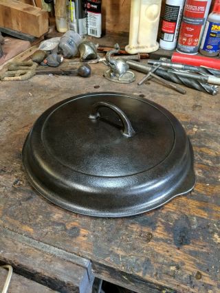 Rare Griswold 1099 Cast Iron Lid 3 Self Basting No.  9