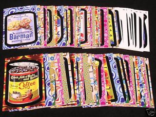 2008 Topps Wacky Packages Flashback 2 Complete 72 Sticker Card Base Set