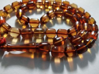 Kehribar Islamic Prayer Beads,  Tightening Amber Faturan,  Tasbih Masbaha 49beads