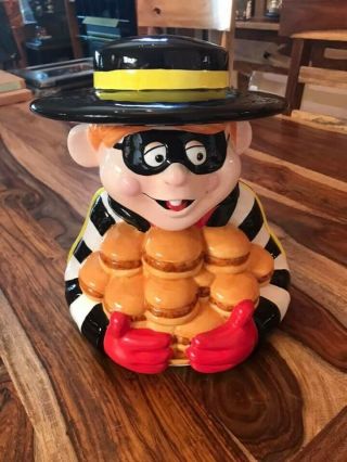 Mcdonalds Cookie Jar (hamburgerler) Treasure Craft
