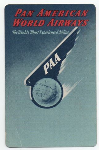 Pan American World Airways Vintage Pocket Calendar 1950/51