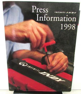 1998 Infiniti Indy Race Engine Program Press Release Nissan Indianapolis 500 V8