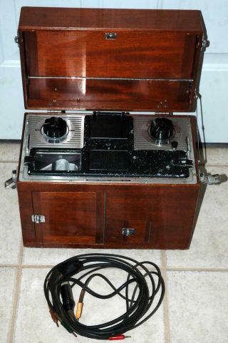 Antique Vintage Sanborn Viso Cardiette Electrocardiogram Ekg Machine Cambridge