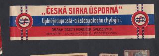 Ae Old Matchbox Label Czechoslovakia ? Jjj14 Ceska