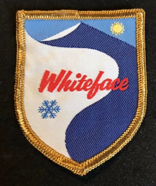 Whiteface Vintage Nos Skiing Ski Patch Lake Placid York Resort Travel