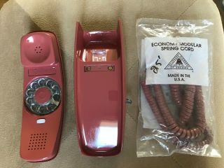 Western Electric Trimline Rotary Wall Phone W/ Nos 25 