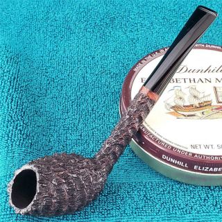 TOM ELTANG MOON CUTTY FREEHAND Danish Estate Pipe RING GRAIN RUSTIC 4