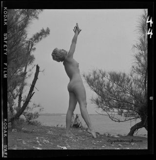 Bunny Yeager 1955 Black & White Camera Negative Maria Stinger Pin Up Nude Artful
