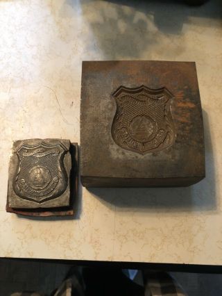 The Baltimore & Ohio Southwestern Rr Police Badge Die And Force (mold)