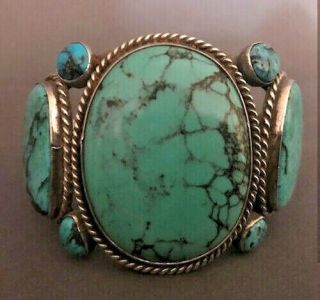 Navajo Turquoise & Silver Bracelet