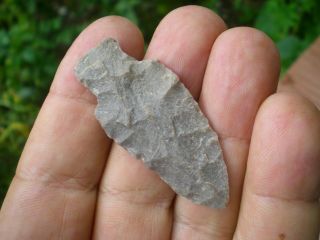 Nc Authentic Arrowheads: Sweet Stemmed Knife,  G - 9,  Thin